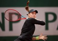 Elena Rybakina at the 2022 French Open.